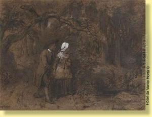 Promenade A La Source by Jean-Baptiste Madou