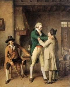 La Persuasion (1868) by Jean-Baptiste Madou