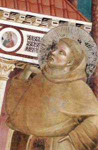 Legend of St Francis- 6. Dream of Innocent III (detail 1) 1297-99