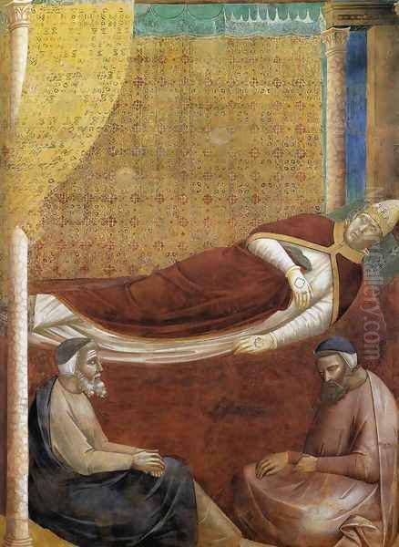 Legend of St Francis- 6. Dream of Innocent III (detail 2) 1297-99 - view 1