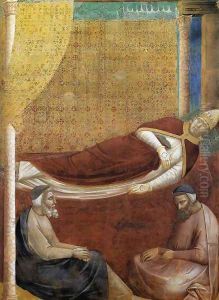 Legend of St Francis- 6. Dream of Innocent III (detail 2) 1297-99