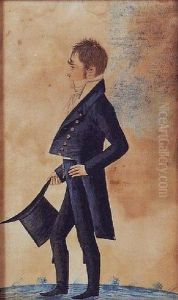 Tousled-hair Gentleman With Top Hat And Tassled Boots by Jacob Maentel
