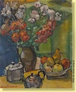 Vase Fleuri by Wilhelm Johannes Maertens
