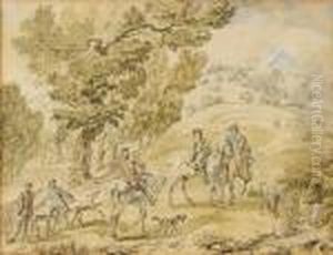 Scene De Chasse Pierre Noire