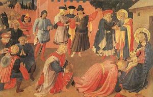 Adoration of the Magi by Giotto Di Bondone