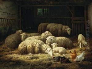 Ewes by Eugene Remy Maes