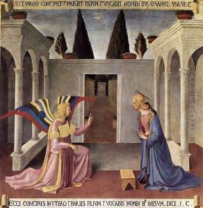 Annunciation 4 by Giotto Di Bondone
