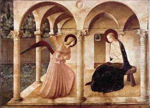 The Annunciation 3 by Giotto Di Bondone
