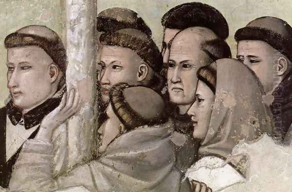 Scenes from the Life of Saint Francis- 7. Vision of the Ascension of St Francis (detail) 1325 - view 1
