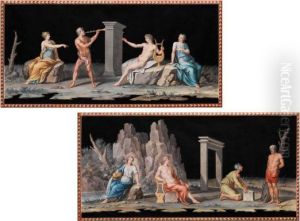 Wettstreit Zwischen Apollo Und Marsyas by Michaelangelo Maestri