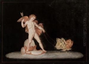 Cupid Drawn By Butterflies