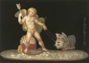 Mythological Putti A Pair by Michaelangelo Maestri