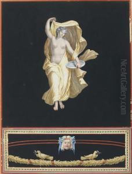 An Allegorical Female Figure With A Dish - view 1
