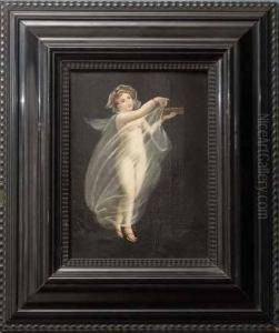 Muse In Diaphanous Gown