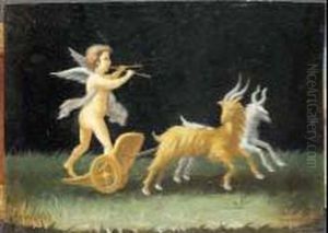 A) E B) Putti by Michaelangelo Maestri