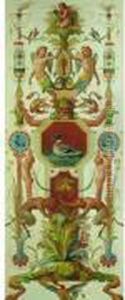 Decor De Grotesques, De Griffons Et De Mascarons