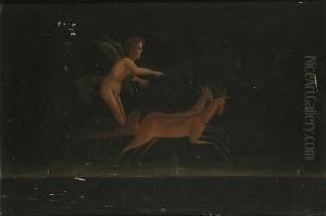 Designs In The Style Of Pompeian Frescoes by Michaelangelo Maestri