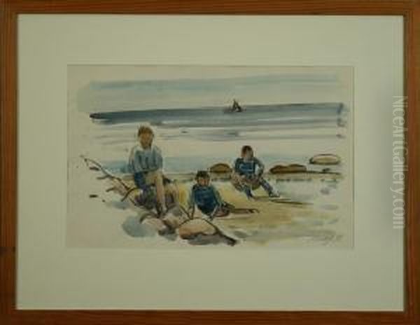 Kinder Am Strand - view 1