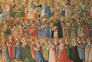 Christ Glorified in the Court of Heaven by Giotto Di Bondone
