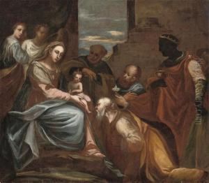 The Adoration Of The Magi by Francesco Maffei