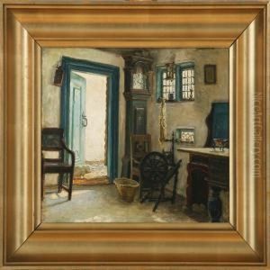 Interior From Samso Island by Valdemar Magaard