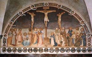 Crucifixion and Saints by Giotto Di Bondone
