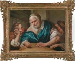 Ein Bartiger Mann Geldzahlend by Francesco Maggiotto