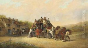 The Chester Coach Outside The George Inn