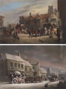 The Bath Coach; Coaches In Winter Snow