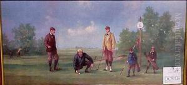 Golfing Scenes - view 1