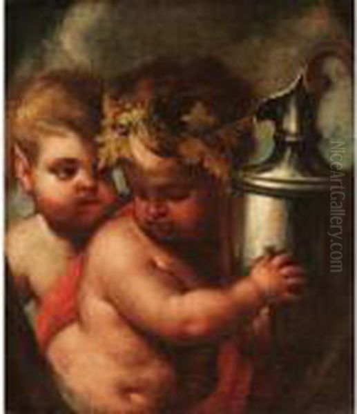 Two Satyrs With An Ewer - view 1