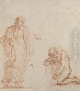 Christ Healing The Lame Man by Stefano Magnasco