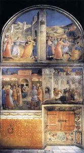 East wall of the chapel by Giotto Di Bondone