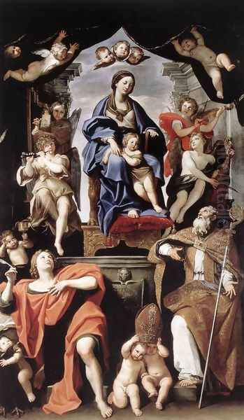 Madonna and Child with St Petronius and St John the Baptist - view 1