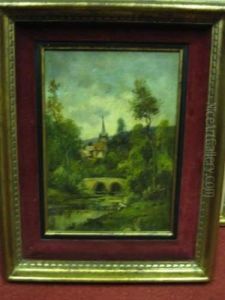 Lavandiere Pres Du Petit Pont Lavandiere Pres Du Petit Pont