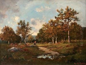 Boisiere En Foret Pres De La Mare by Camille Magnus