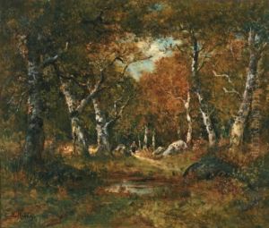 Boisiere En Foret De Fontainebleau by Camille Magnus