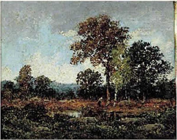 Paysanne Au Bord De L'etang - view 1