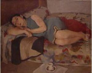 Jeune Femme Etendue by Richard Maguet