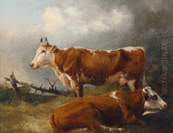 /attributed Kuhe In Einer Landschaft - view 1