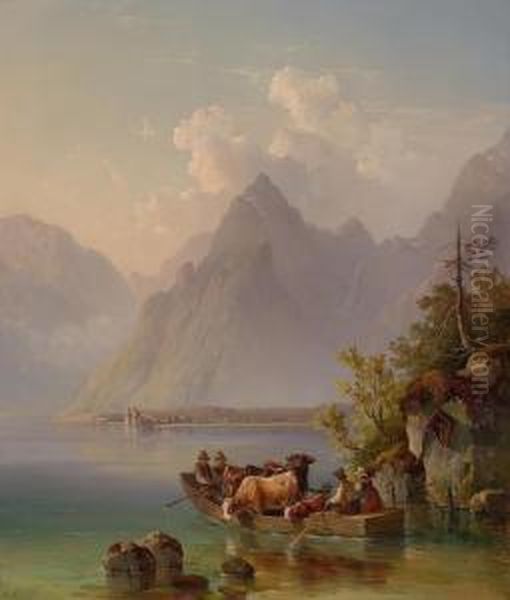 Il Trasporto Sul Lago Di Konigssee - view 1