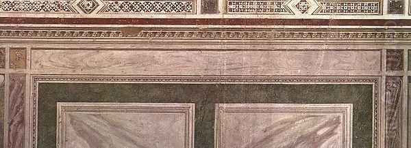 Painted veined marble - view 1