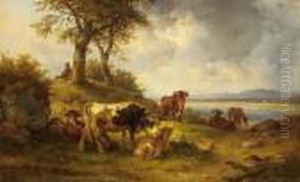Sosta In Riva Al Lago by Edmund Mahlknecht