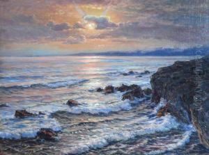Lever De Soleil Sur La Cote