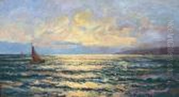 Voiliers En Mer. - view 1