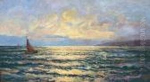 Voiliers En Mer. by Wartan Mahokian