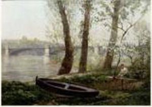 Calfeutrage De La Barque En Bord De Seine