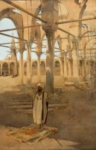 Preghiera Alla Moschea Del Cairo