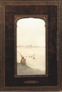 Children Swimming In The Nile
