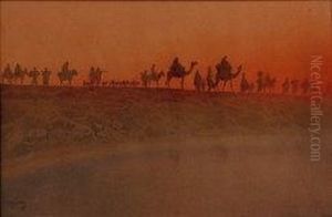 Carovana Nel Deserto by Raffaele Mainella
